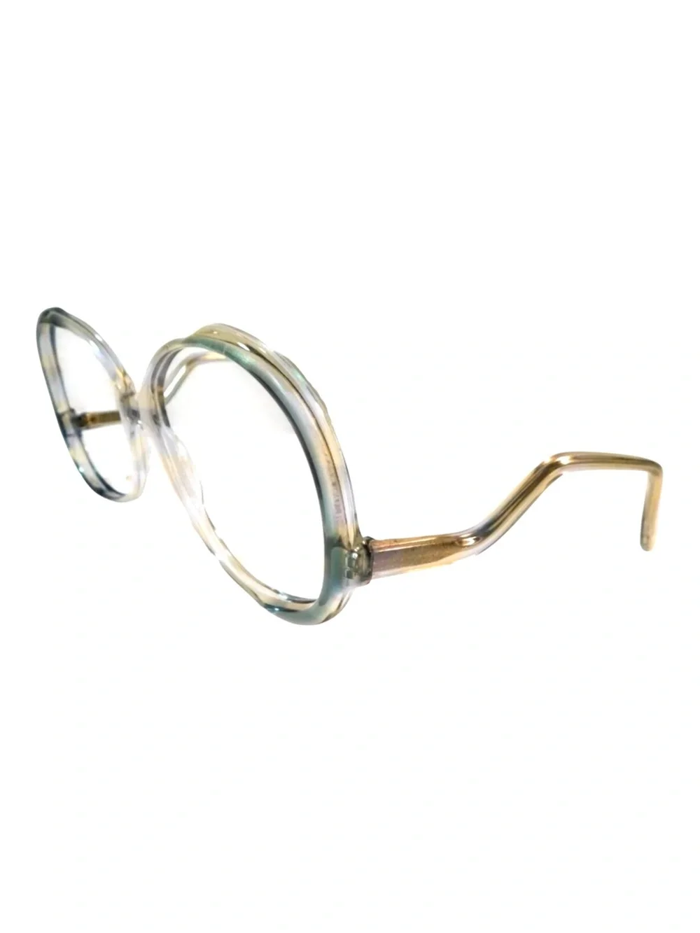 1980’s Oversized Drop Arm Thick Frames for Eyeglasses or Sunglasses, Deadstock